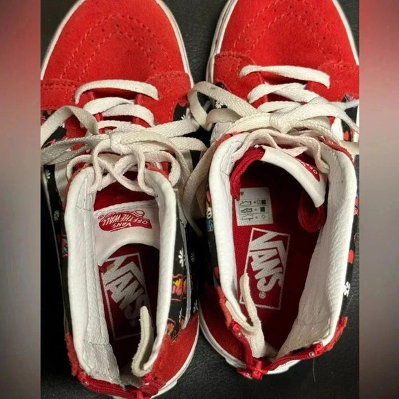 Vans Kids Sk8-Hi Zip Glow Butterfly SZ 13 - Picture 8 of 11